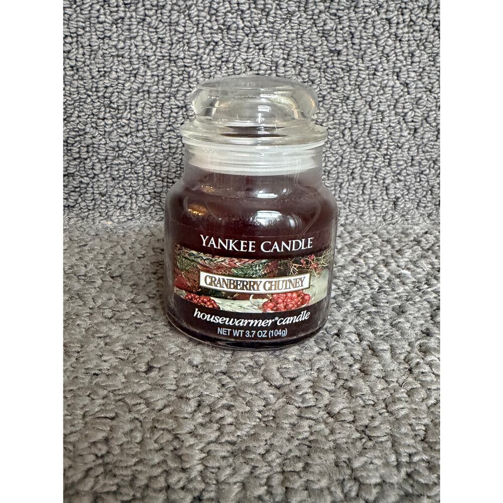 Yankee Candle Cranberry Chutney 3.7 oz NEW candle